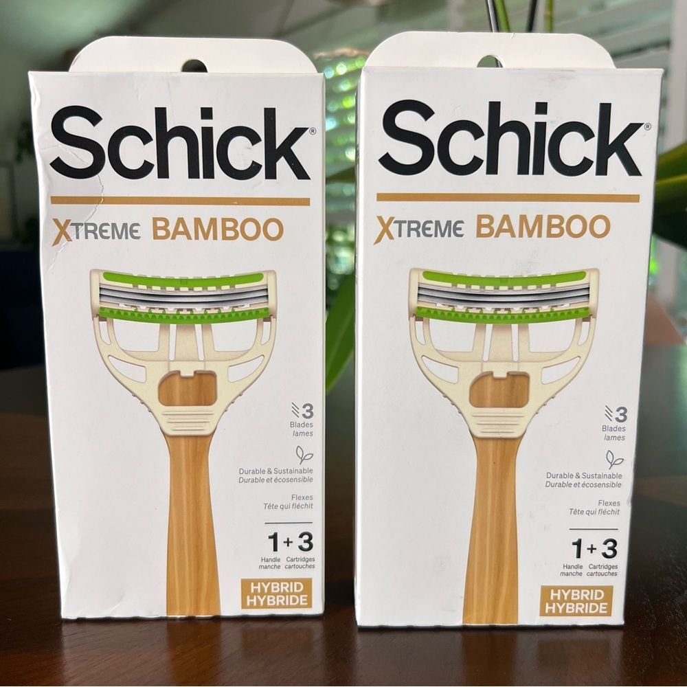 Schick Xtreme Bamboo Razors NEW